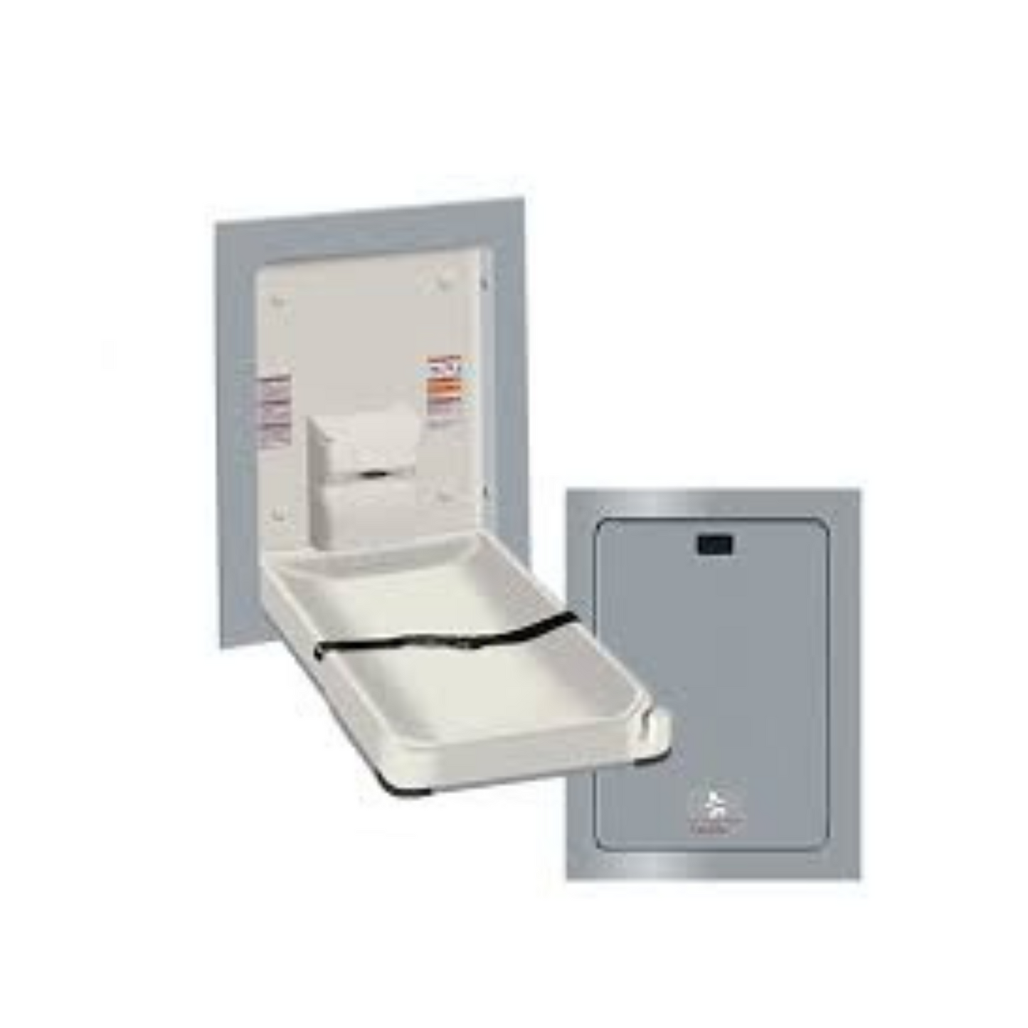 JD MACDONALD 10-9017 Baby Change Table Vertical Clad Stainless Steel