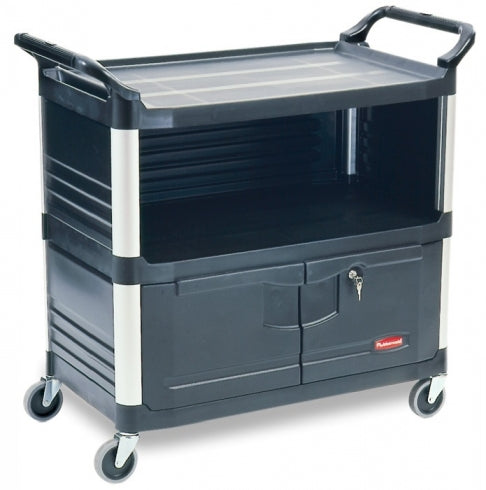 Rubbermaid Xtra  4095 Equipment Cart Enclosed Lock Compartment