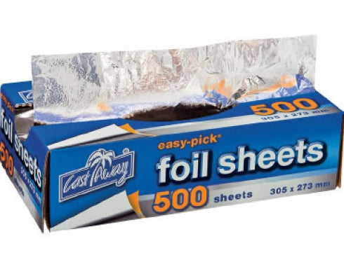 Castaway Easy-Pick  Heavy Duty Foil Sheets Pre-Cut Large
