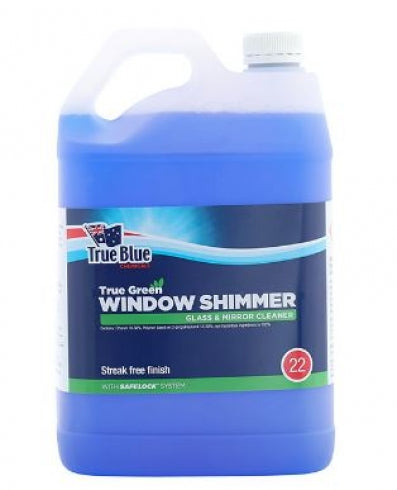 True Blue  Window Shimmer Glass and Mirror Cleaner
