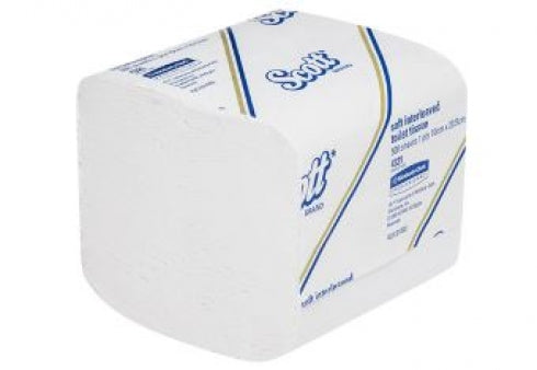 Scott  4321 Soft Interleaved Toilet Tissue Paper  500 Sheets Bulk Buy
