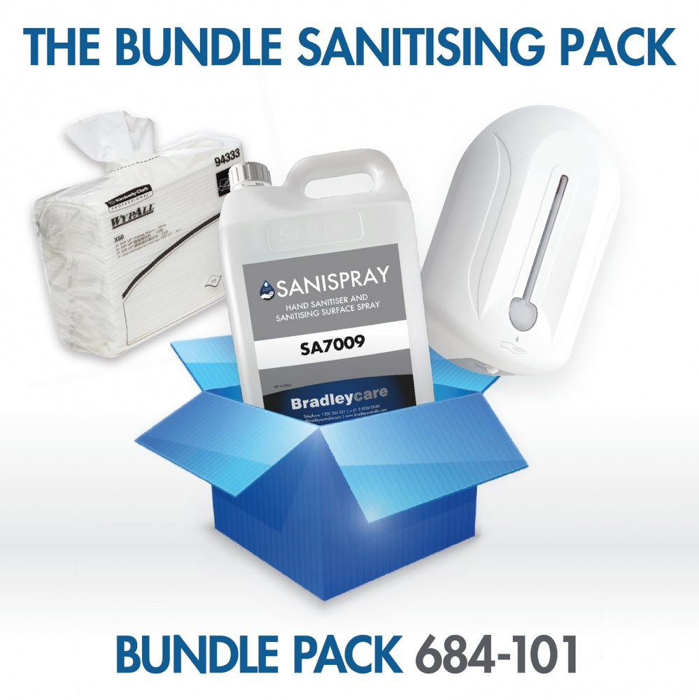 Bradley Tradie  Sanitiser and Cleaning Combo Pack