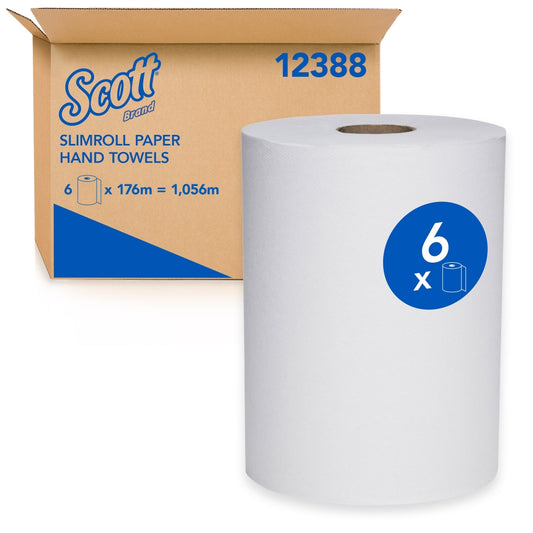 Scott  12388 Slimroll Paper Hand Towels 176m