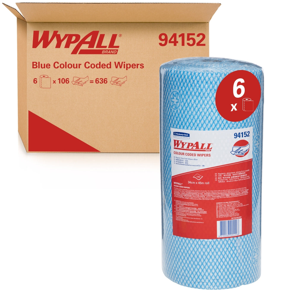 Wypall Regular Duty Multipurpose Wipers Roll