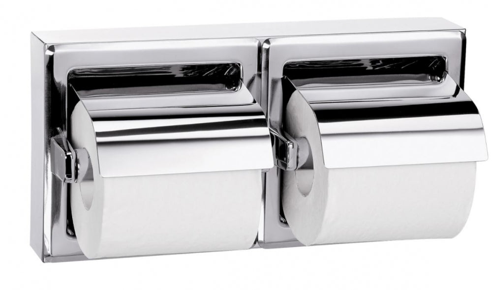 Bradley  5126 Dual Roll Holder Hooded Surface Mount