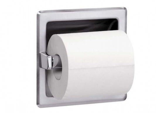 Bradley  5104 Single Toilet Roll Holder No Hood