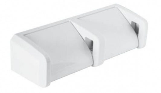 Bradley  5244 Double Toilet Roll Holder Hooded