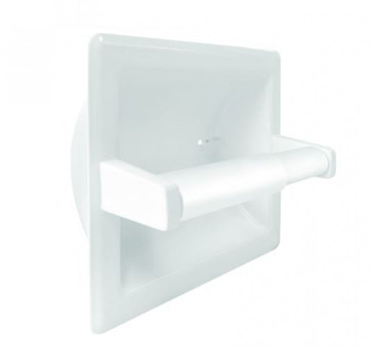 Bradley  5104 Single Toilet Roll Holder Recessed No Hood