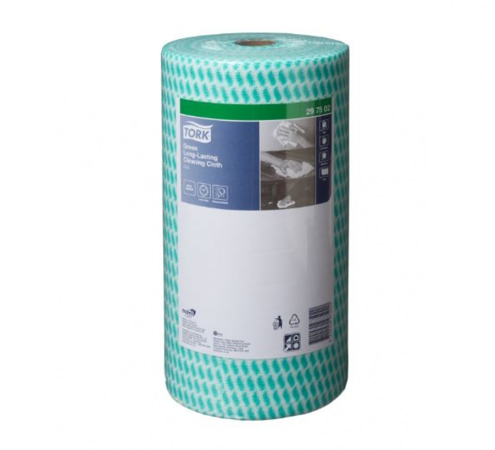 TORK 297502 Green Cloth Roll Heavy Duty