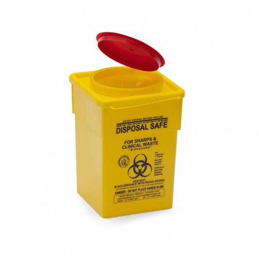IDC Medical  RE2LS Sharps Disposal Container Sqaure 2L