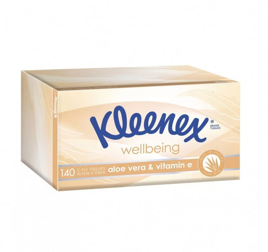 Kleenex  0299 2 Ply Aloe Vera Kleenex Facial Tissue 140 Tissues White