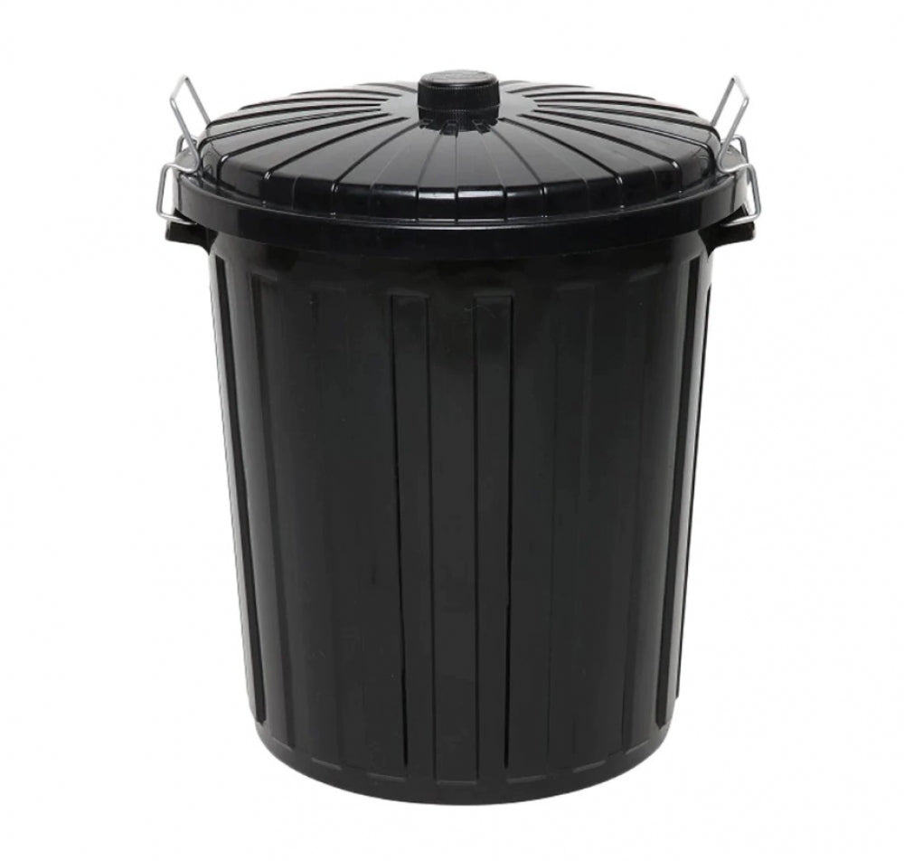Edco 19192 Plastic Garbage Bin With Lid 55L