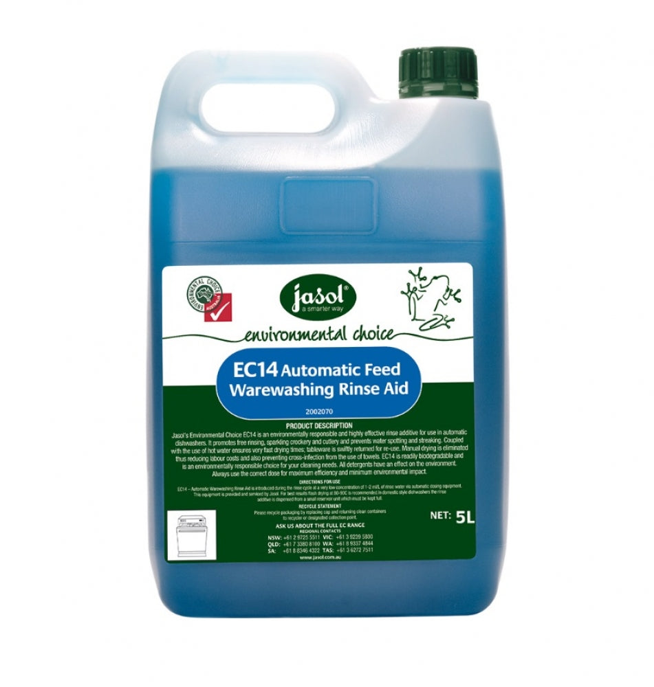 Jasol EC14 Automatic Feed Warewashing Rinse Aid