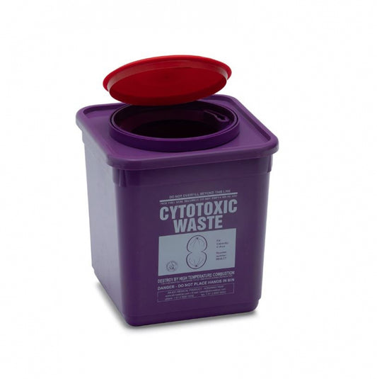 IDC Medical  Cytotoxic Waste Container 4L Square