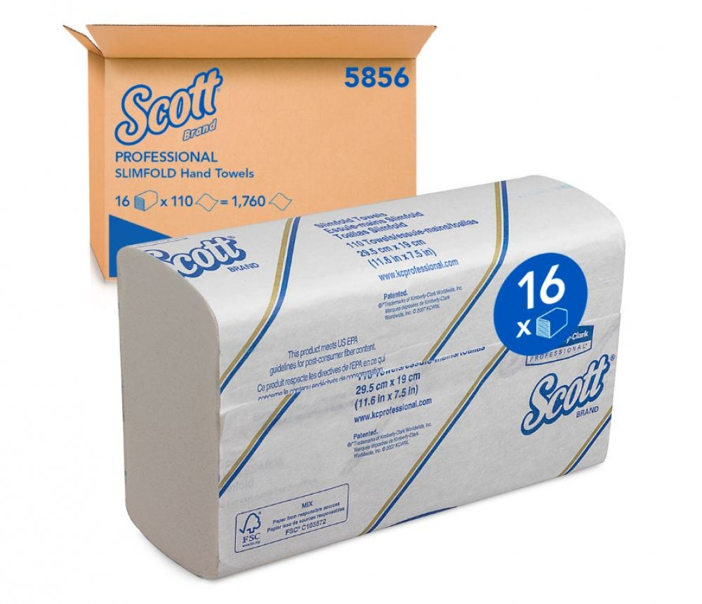 Scott  5856 Slimfold Hand Towels