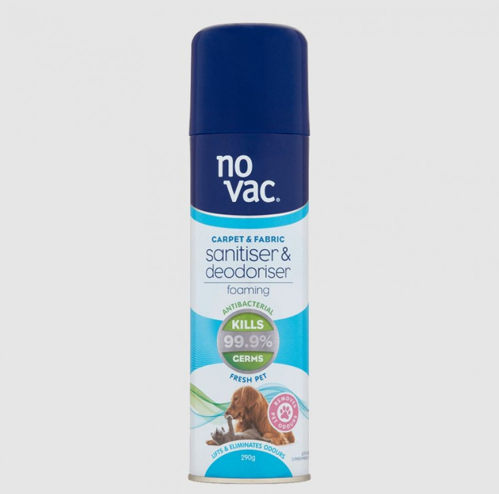 No Vac Carpet Sanitiser and Deodoriser Fresh Pet Plus