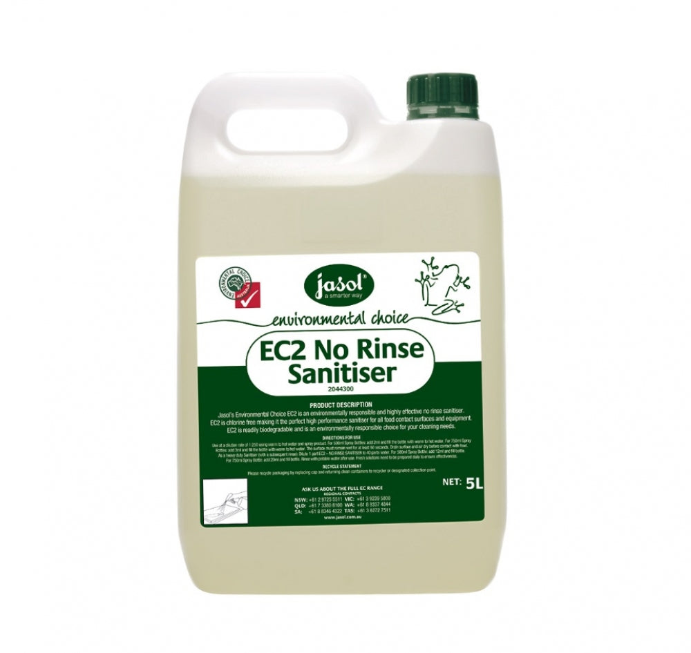 Jasol Environmental  EC2 No Rinse Sanitiser