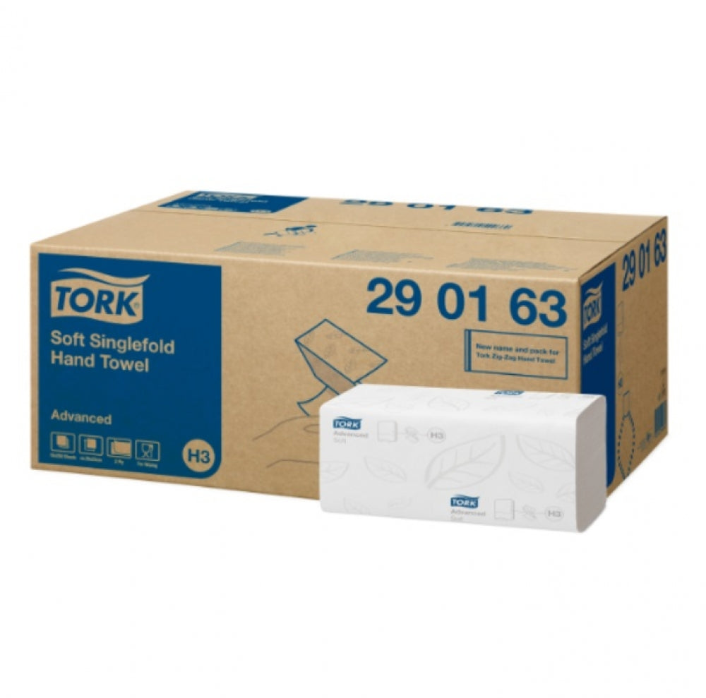 TORK H3 Singlefold  290163 Hand Towel Singlefold Advanced