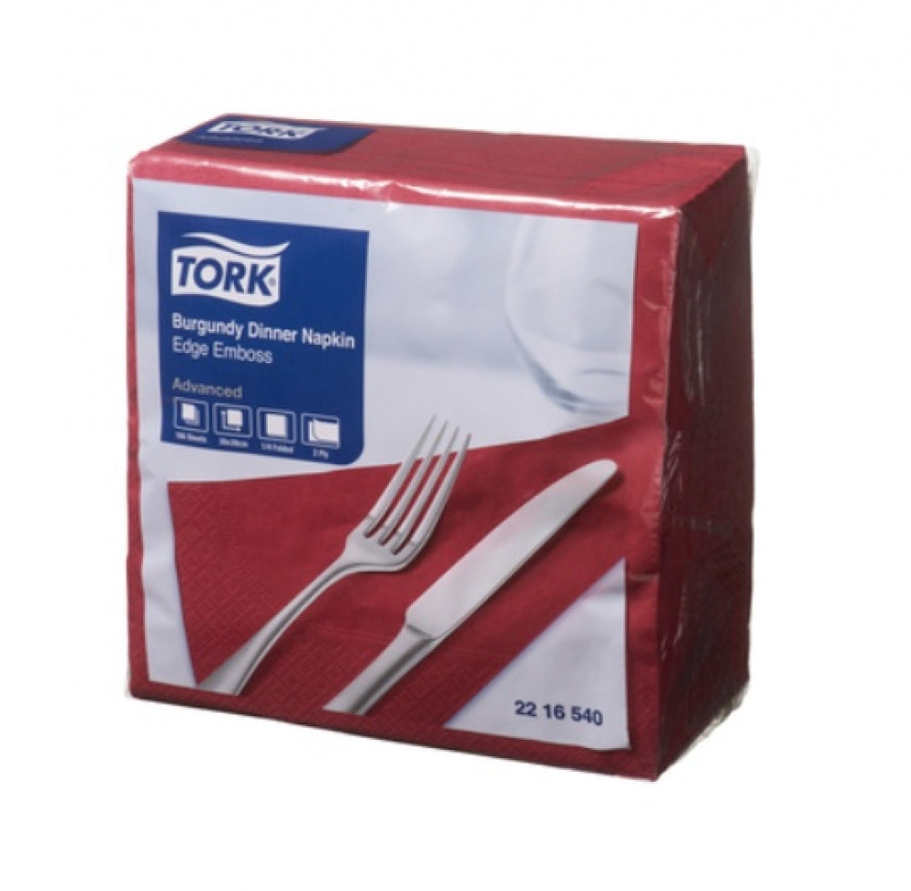 TORK Edge Emboss 2216540 Dinner Napkins Quarterfold 2 Ply