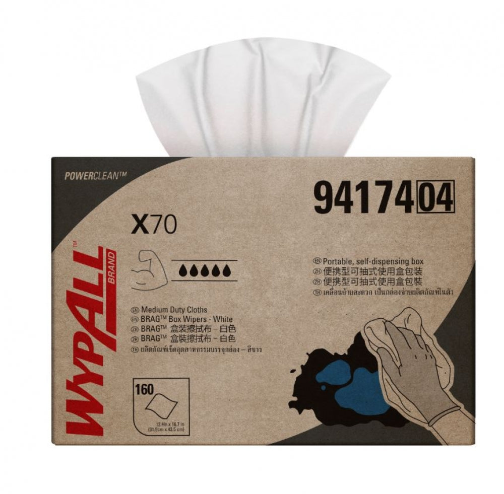 Wypall PowerClean X70 Single Sheet Wipers