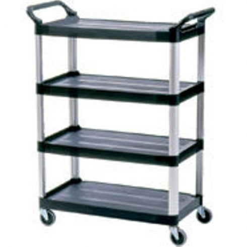 Rubbermaid Xtra  4096 Xtra 4-Shelf Cart Open Sided