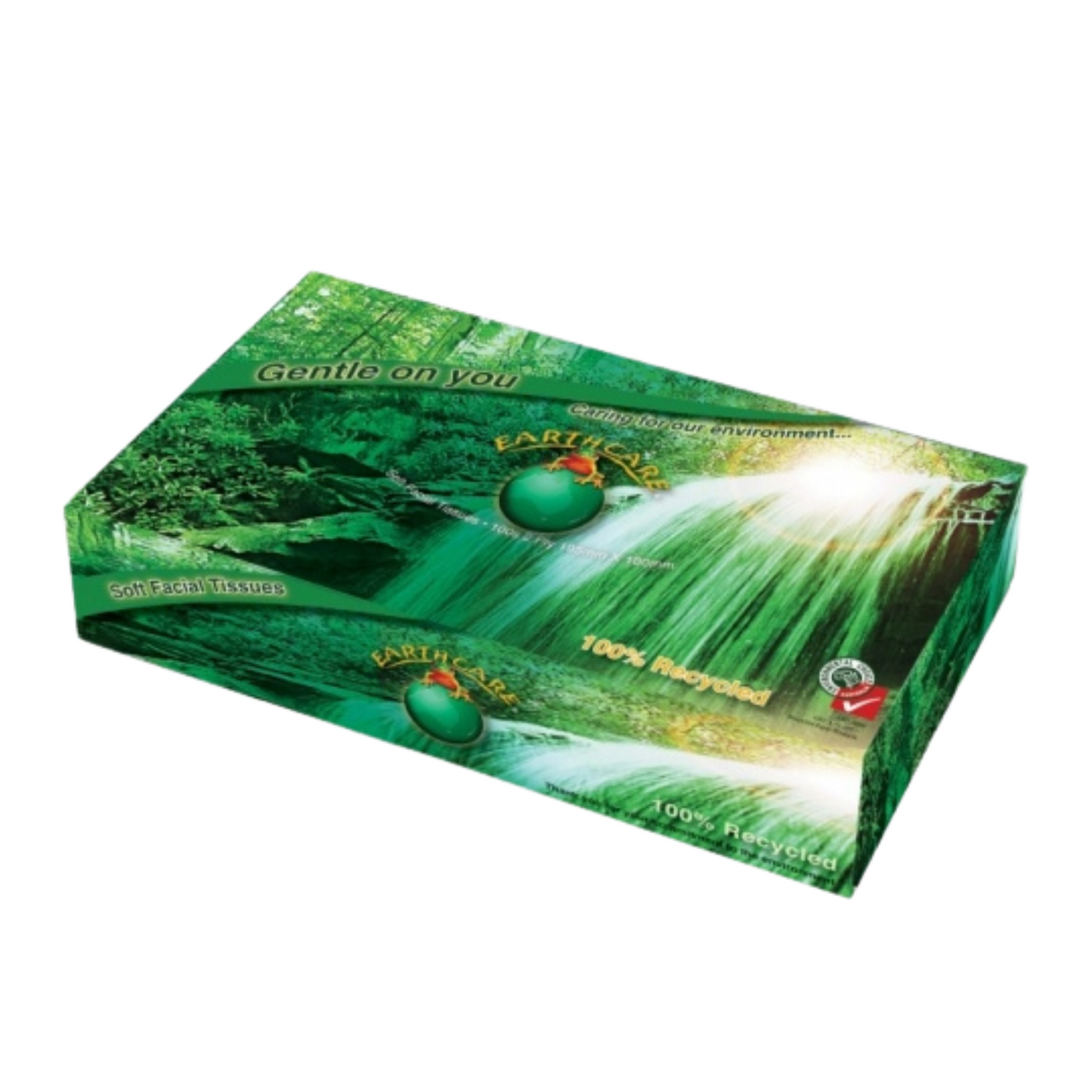 ABC EarthCare  Facial Tissue 100 Sheet Recycled