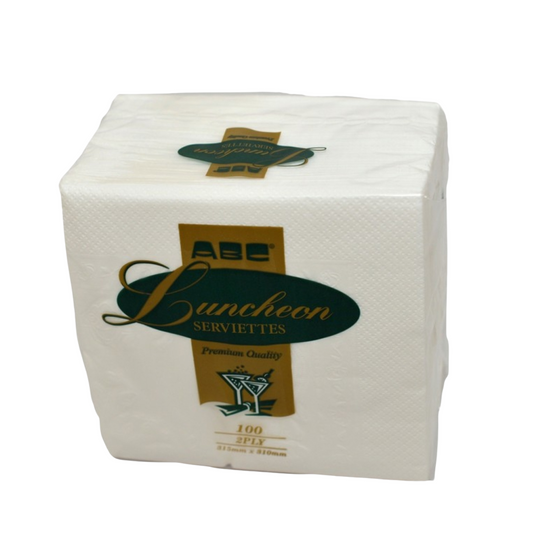 ABC Premium  Luncheon Serviettes 2 Ply M-Fold Serviettes