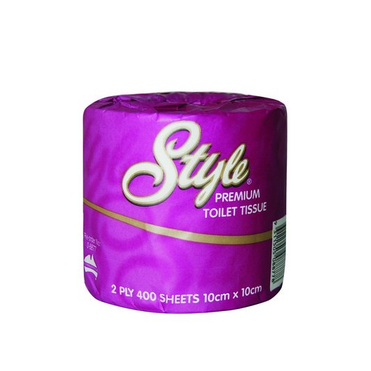 ABC Style Premium  0-8877 Toilet Paper Rolls Wrapped 400 Sheet 2Ply