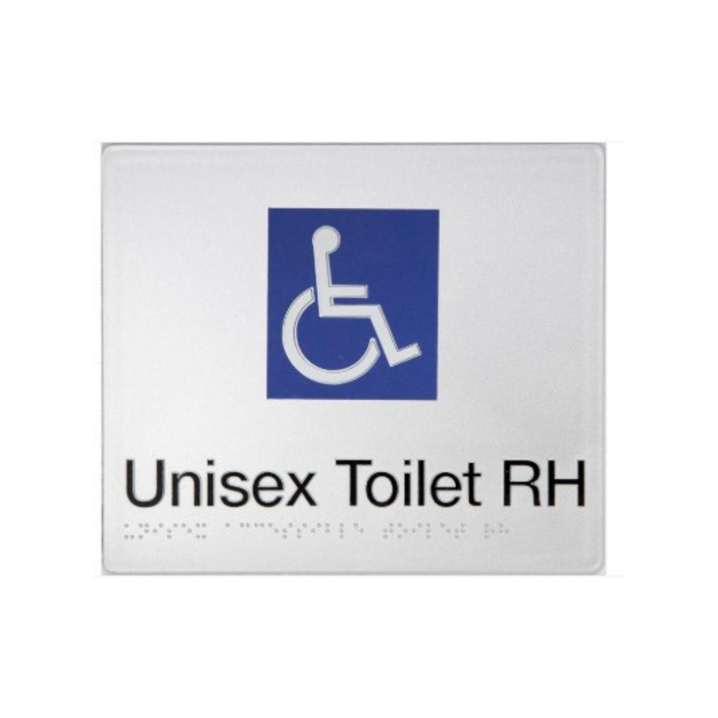 BEST BUY DTRH Unisex Accessible Toilet Sign Braille