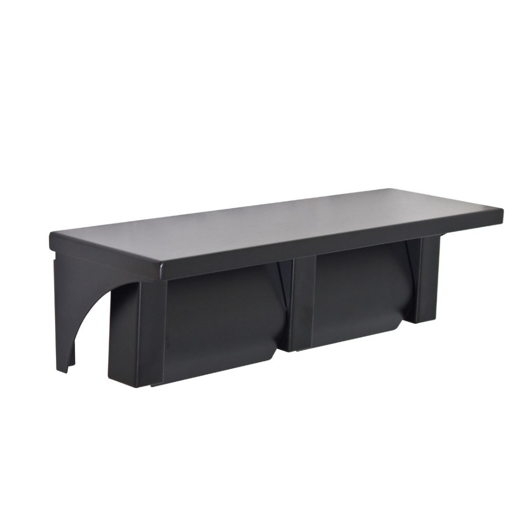 Bradley 5263-MB Double Toilet Roll Holder with Shelf