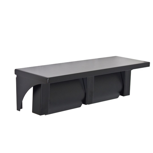 Bradley  5263-MB Double Toilet Roll Holder with Shelf