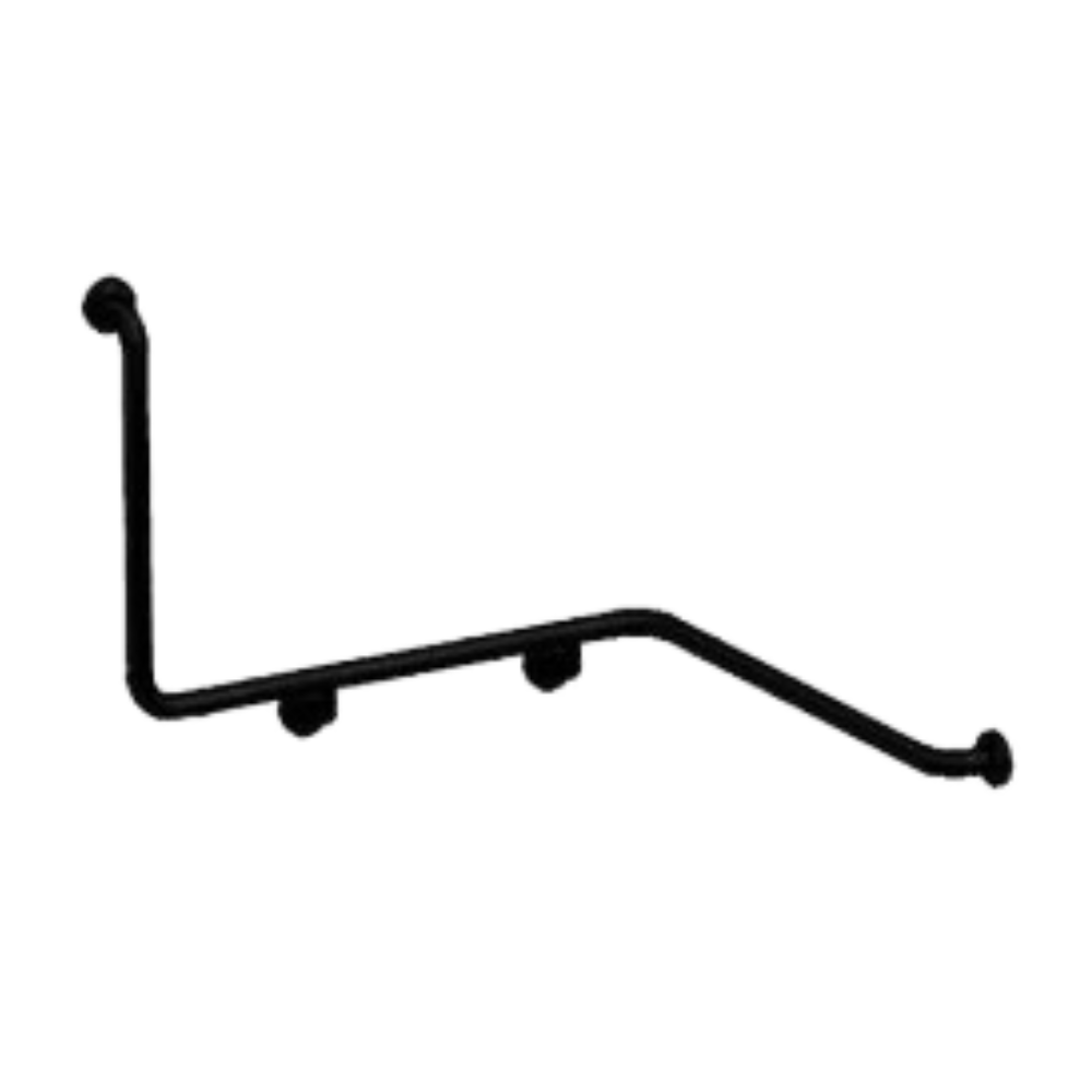 Bradley 832-MB Corner Toilet Grab Rail 90 Degree Left Hand
