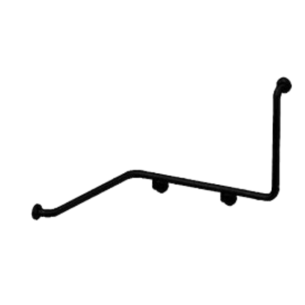 Bradley 832-MB Corner Toilet Grab Rail 90 Degree Right Hand