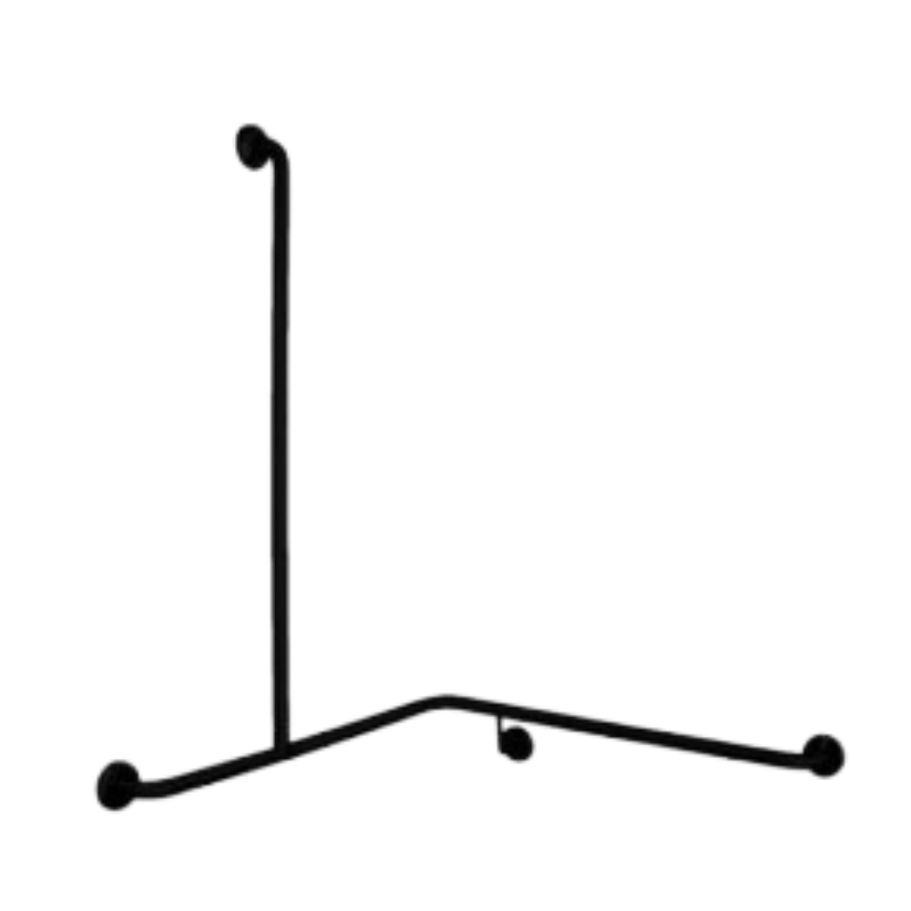 Bradley 832-MB Shower Corner Grab Rail Left Hand