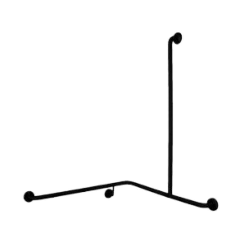 Bradley 832-MB Shower Corner Grab Rail Right Hand