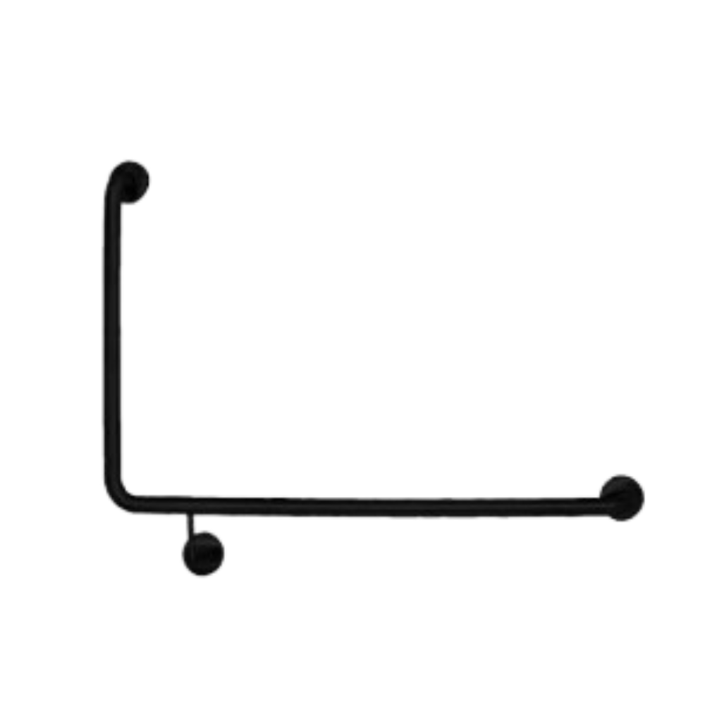 Bradley 832-MB Toilet Grab Rail 90 Degree Right Hand Matte Black