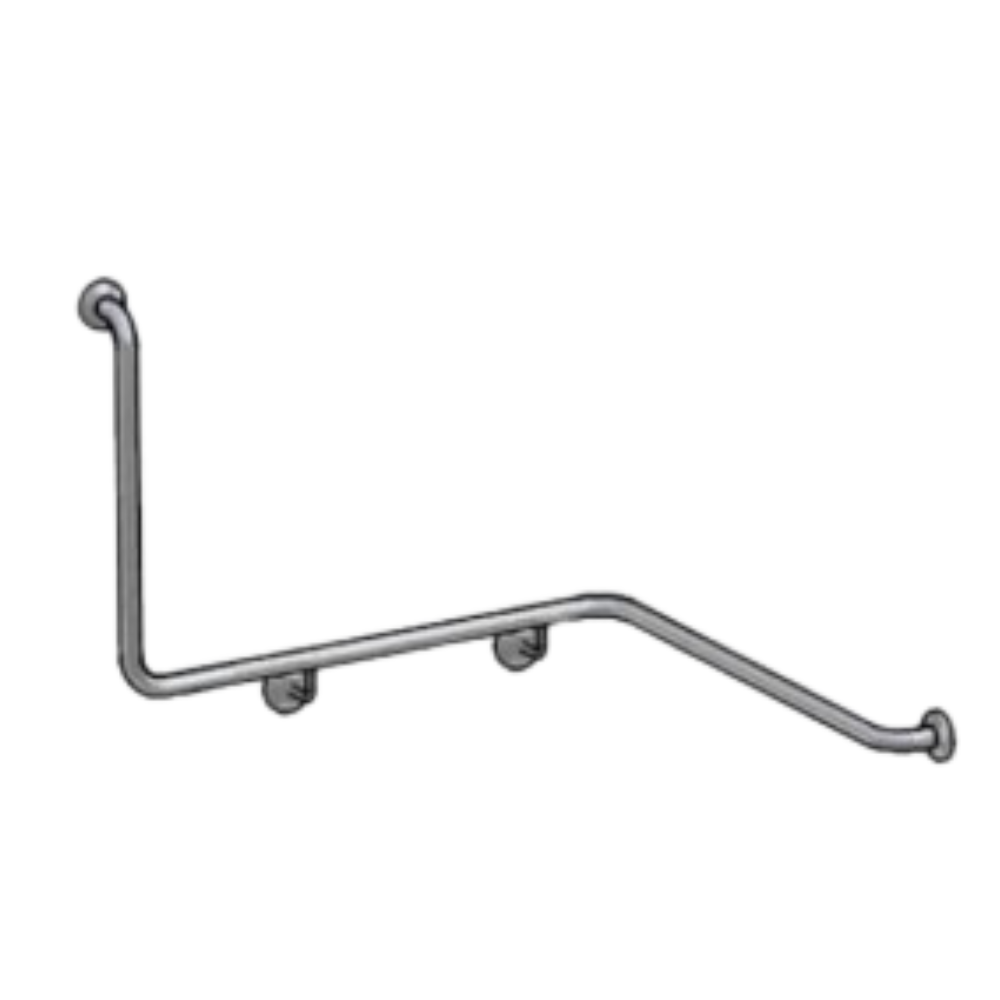 Bradley 832 Corner Toilet Grab Rail 90 Degree Right Hand