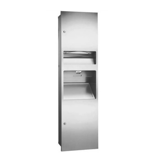 JD MACDONALD Turbo  10-64672-2 3 In 1 Combo Unit Towel Dispenser Hand Dryer and Waste Bin 26L