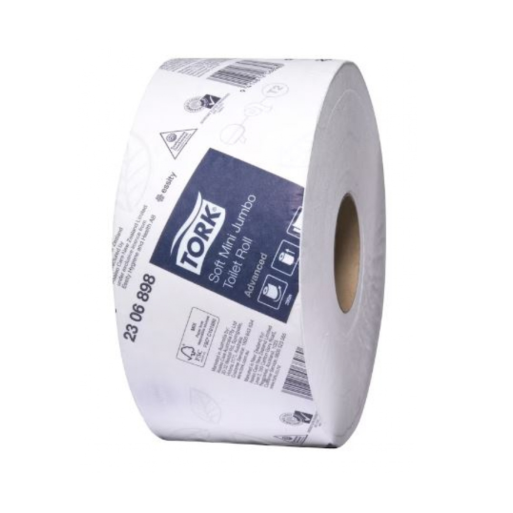 TORK T2  2306898 Jumbo Toilet Paper Soft Mini Advanced 200m