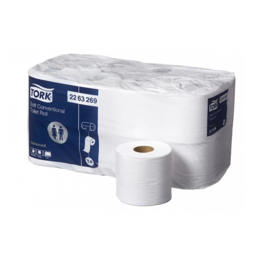 TORK T4  2263269 Toilet Roll Soft Advanced 400 Sheet