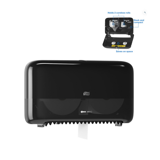 TORK T7 Elevation  558048 Coreless Midsize Toilet Roll Dispenser