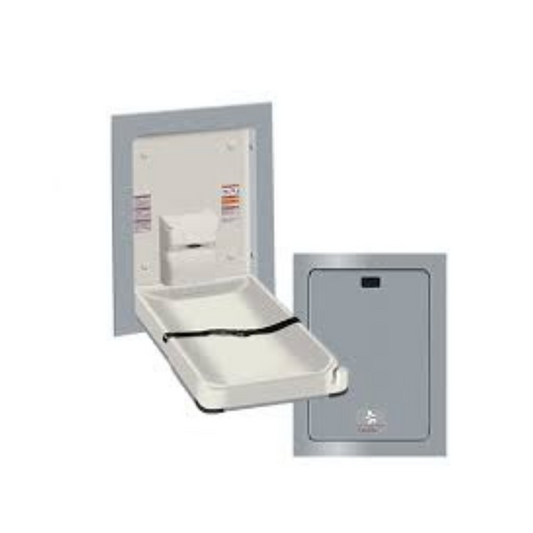 JD MACDONALD  10-9017 Baby Change Table Vertical Clad Stainless Steel