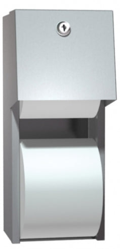 JD MACDONALD  0030 Dual Toilet Roll Holder Hide-A-Roll