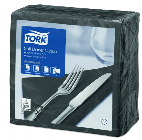 TORK Edge Emboss  477675 Dinner Napkin Quarterfold 3 Ply