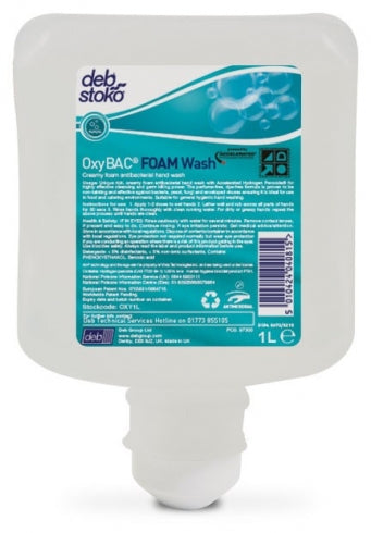 Deb Stoko OxyBAC  OXY1L Foam Hand Wash Antibacterial