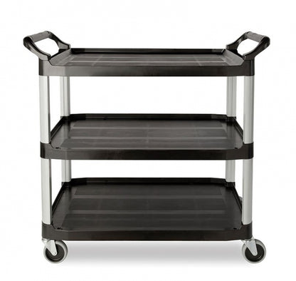 Rubbermaid Xtra  4091 Utility Cart 3 Shelf Open Sided