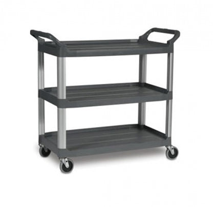 Rubbermaid Xtra  4091 Utility Cart 3 Shelf Open Sided