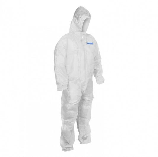 Steeldrill  Disposable Polyprop Overalls White