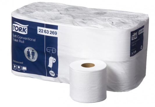 TORK T4  2263269 Toilet Roll Soft Advanced 400 Sheet