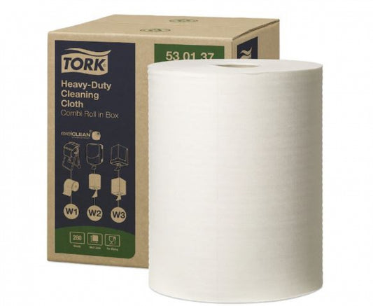 TORK W1 W2 W3  530137 Cloth Roll Heavy Duty